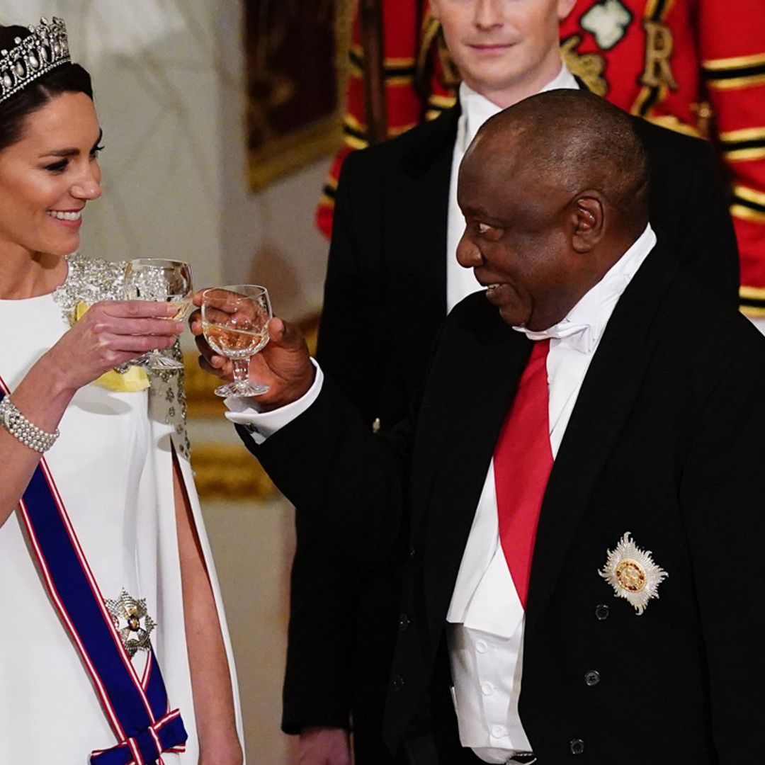 Princess Kate gets the giggles during King Charles's speech: VIDEO