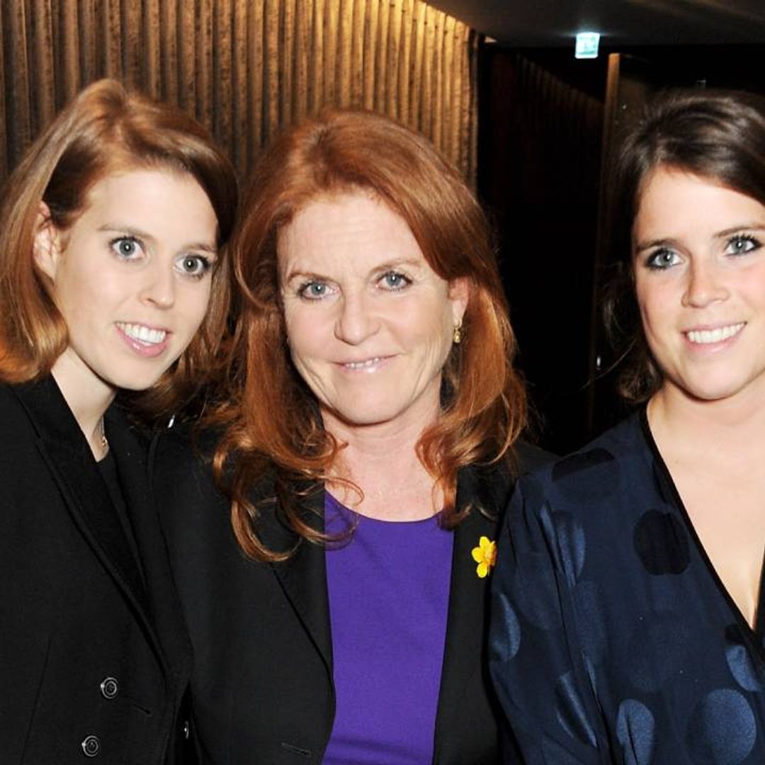 Sarah Ferguson has sweetest photo of daughters Princess Beatrice and Princess Eugenie inside her home office