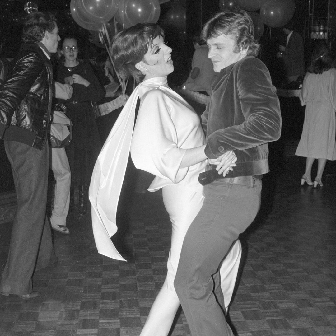 Liza Minnelli and Mikhail Baryshnikov dance together at Studio 54 in Manhattan during a night on the town.