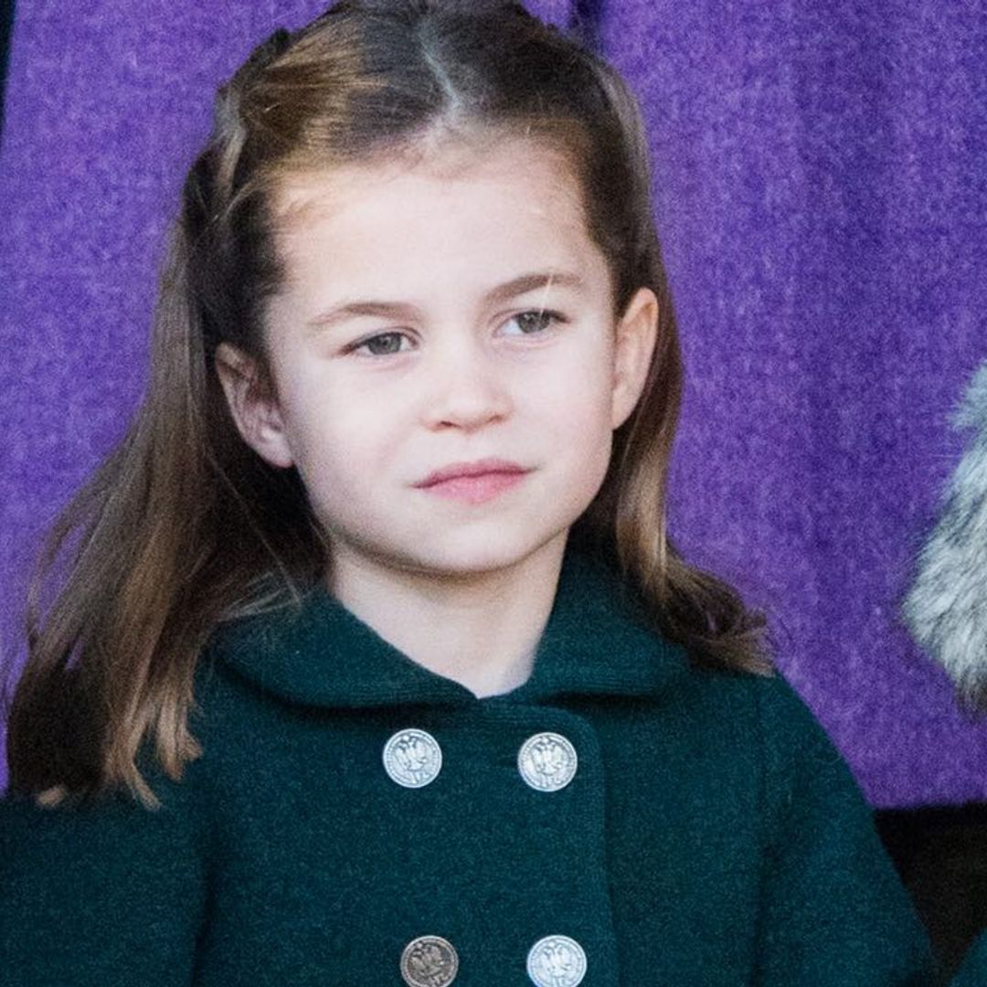 Watch Princess Charlotte give her first curtsey to the Queen on Christmas Day 
