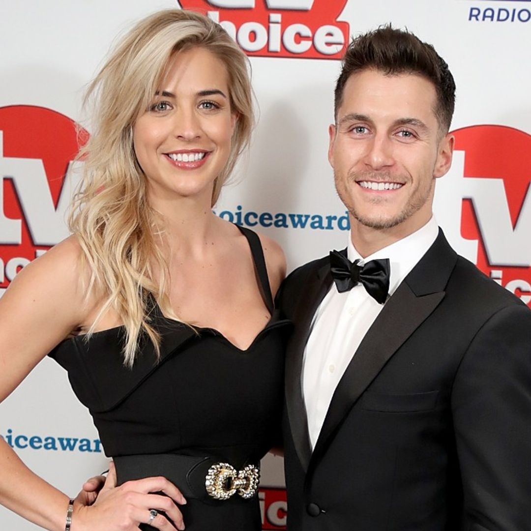 Strictly star Gemma Atkinson shares video of baby Mia enjoying dancing – just like her dad