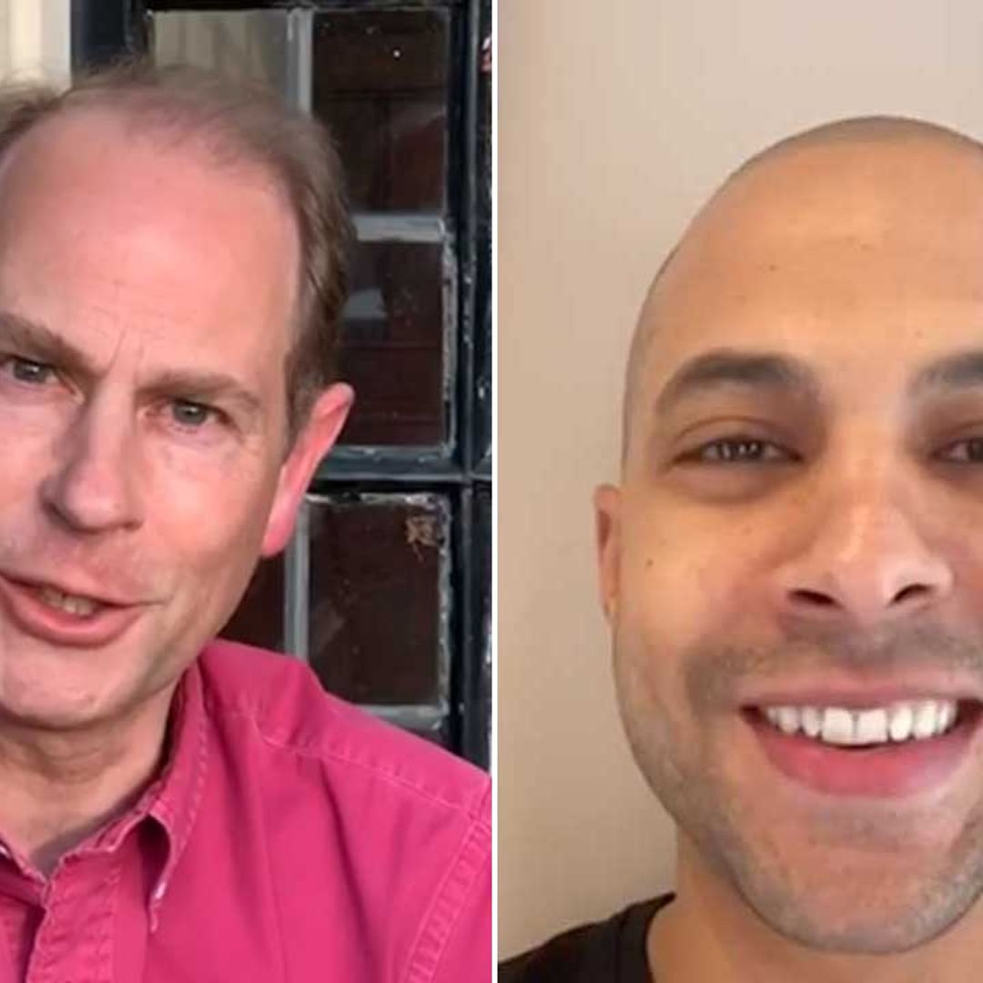 Prince Edward enlists help of Marvin Humes, Janette and Aljaž and other stars for special video message