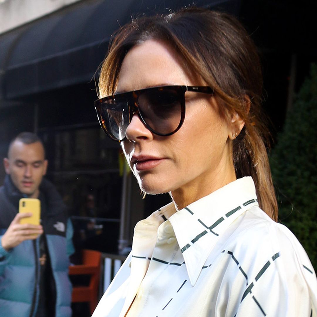 Victoria Beckham reveals unseen picture of her slinky backless dress