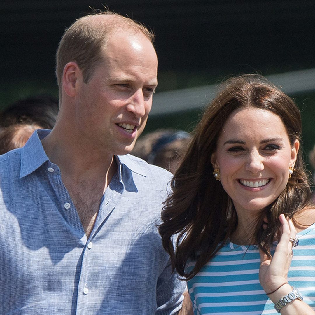 Kate Middleton and Prince William pictured sharing an intimate moment on royal tour