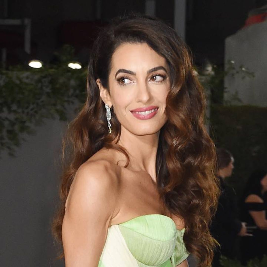 Amal Clooney talks twins as she attends Michelle Obama's Get Her There event