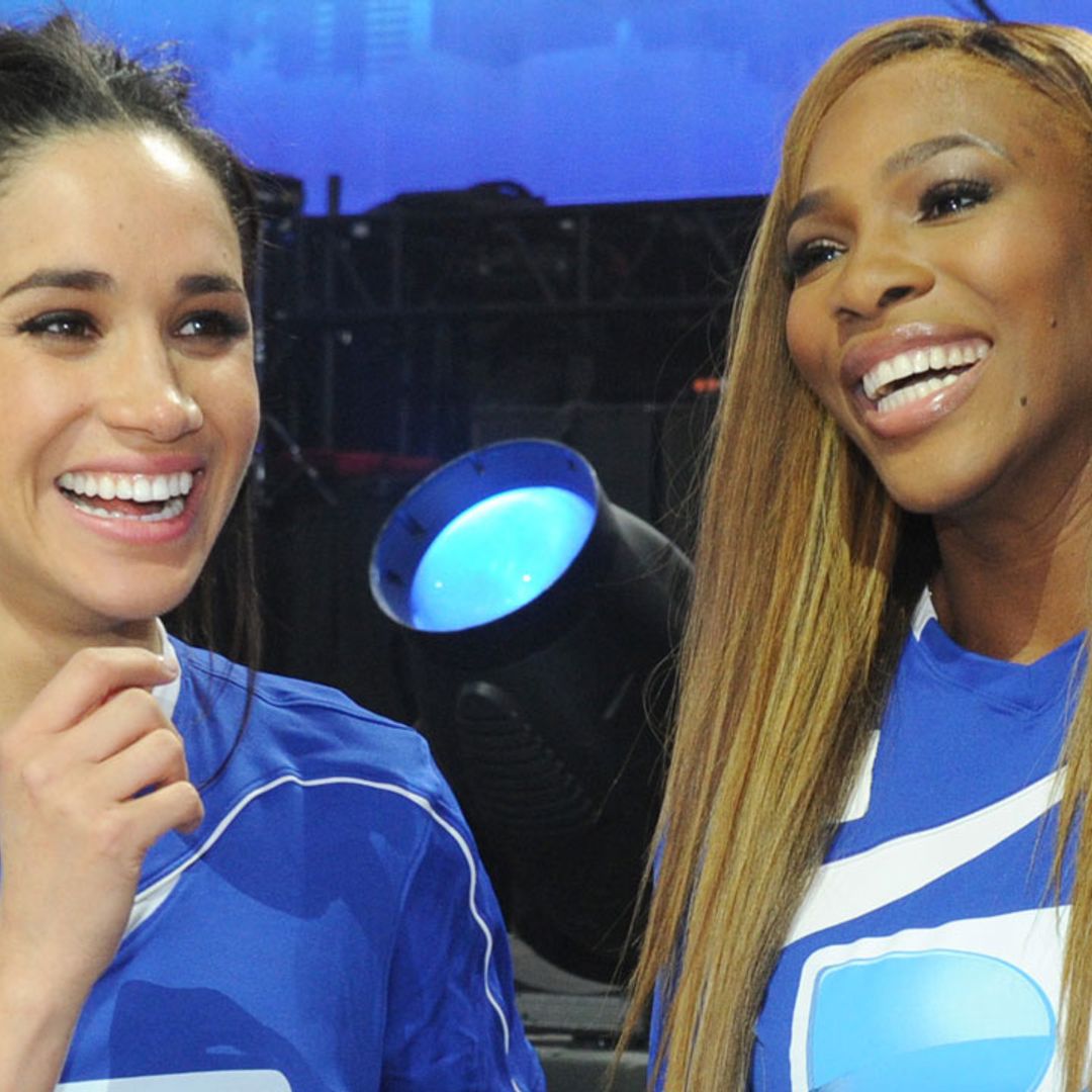 Fans convinced Serena Williams just let slip Meghan Markle’s baby gender