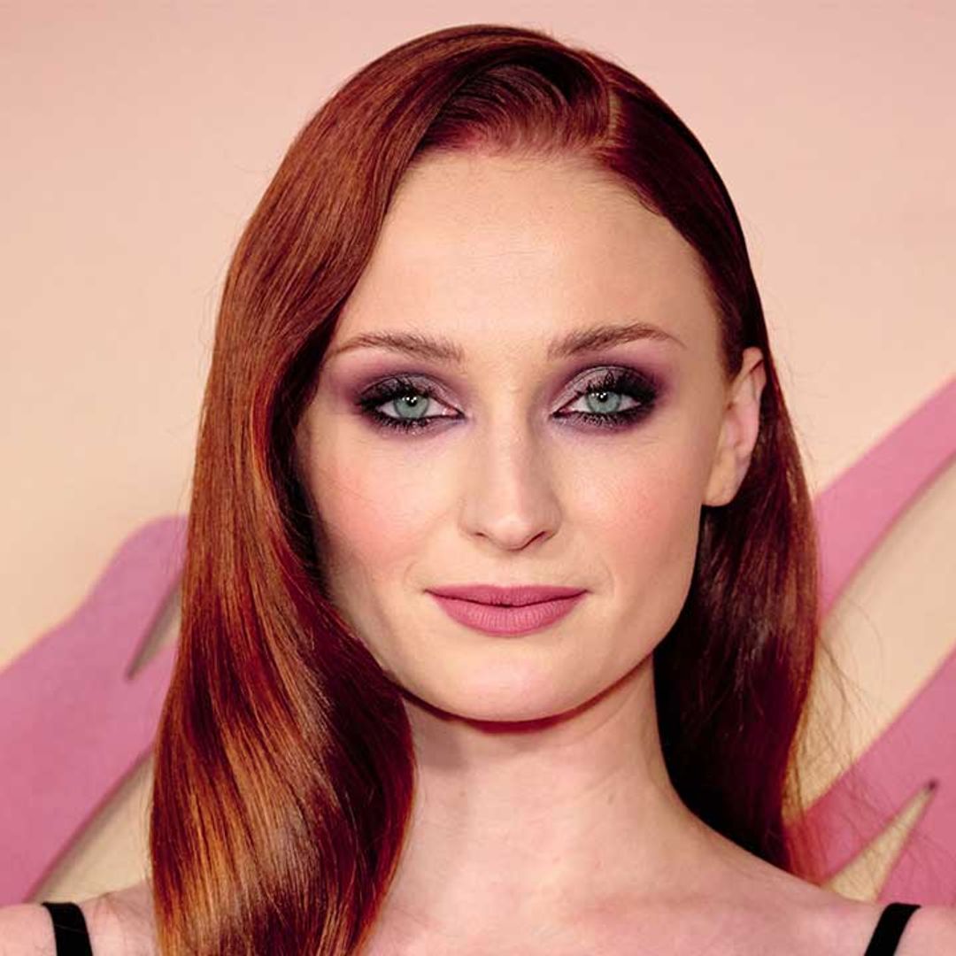 Sophie Turner wows in orchid print dress for date night with Joe Jonas