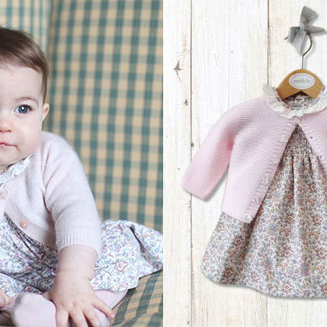 Princess Charlotte wears $32 dress for first solo portraits