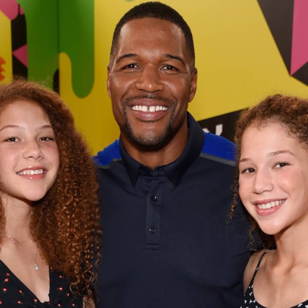 Michael Strahan joined by all his children during family beach trip as he marks double celebration
