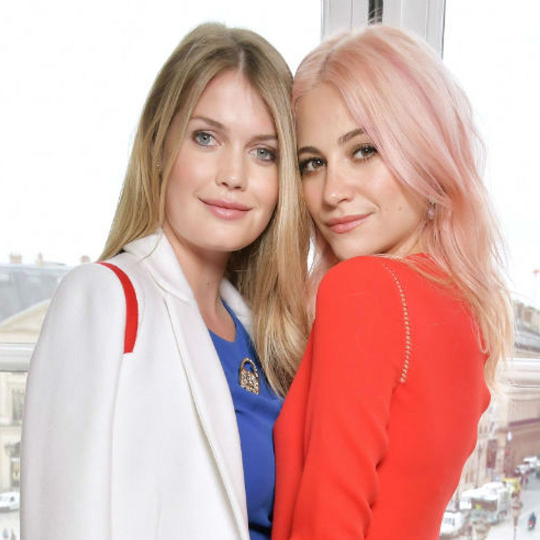 Pixie Lott wears embellished dress in photo with Lady Kitty Spencer