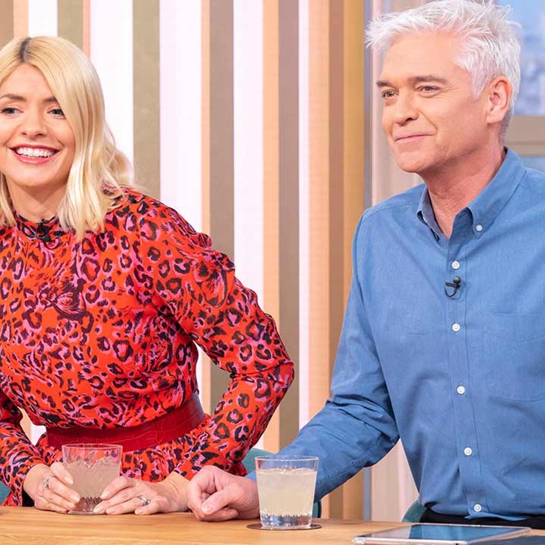 Fact: Holly Willoughby's red leopard print dress on This Morning is SO flattering