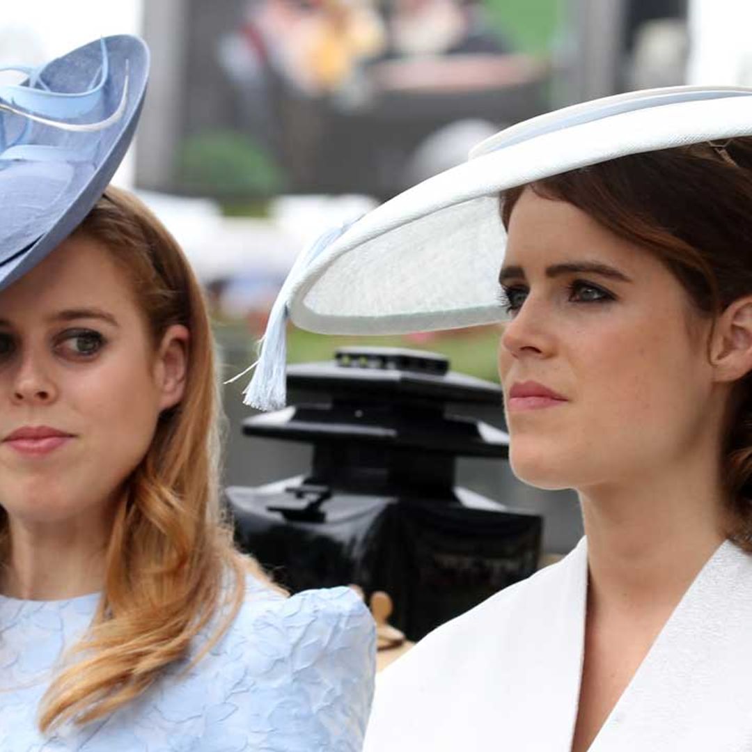Princesses Eugenie and Beatrice and Zara Tindall arrive at Balmoral to pay respects to Queen