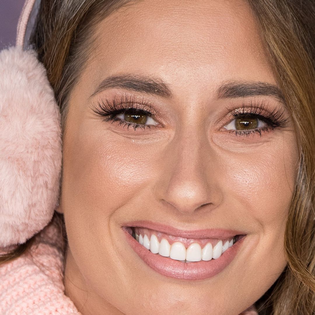 Stacey Solomon reveals beautiful baby bump in green jumpsuit - maternity goals