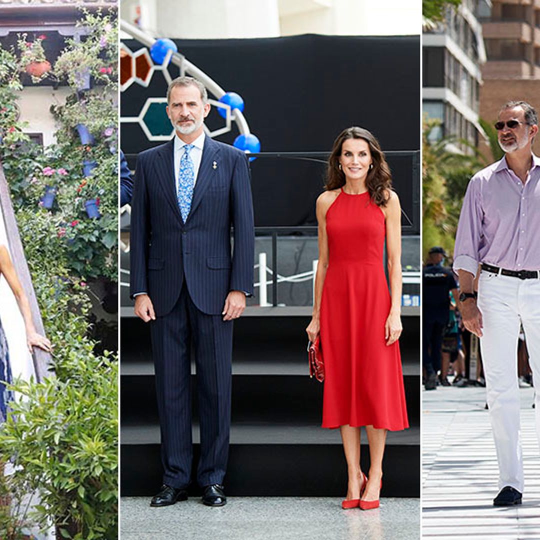 The best photos of Queen Letizia and King Felipe's royal tour of Spain