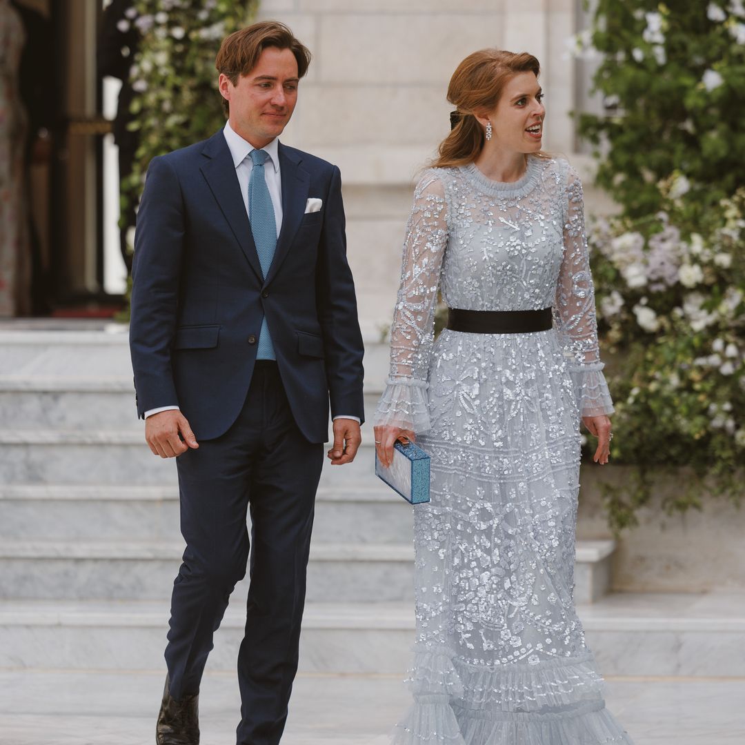 Princess Beatrice wore a clutch with a hidden romantic message to the royal wedding in Jordan