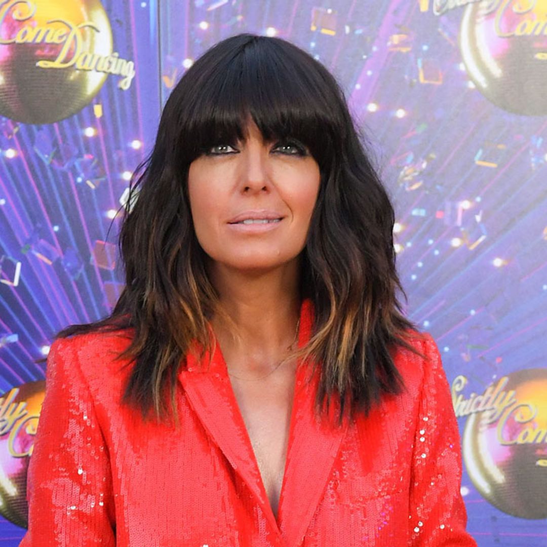 Claudia Winkleman glitters on Strictly Come Dancing in a red hot Zara sequin suit