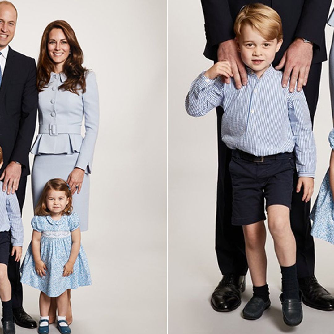 The Cambridges release official family portrait for Christmas
