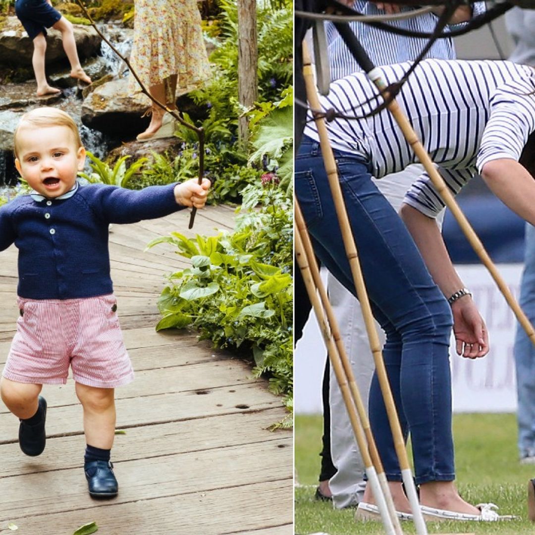 Prince Louis and Prince George both took their first public steps in these adorable dungarees