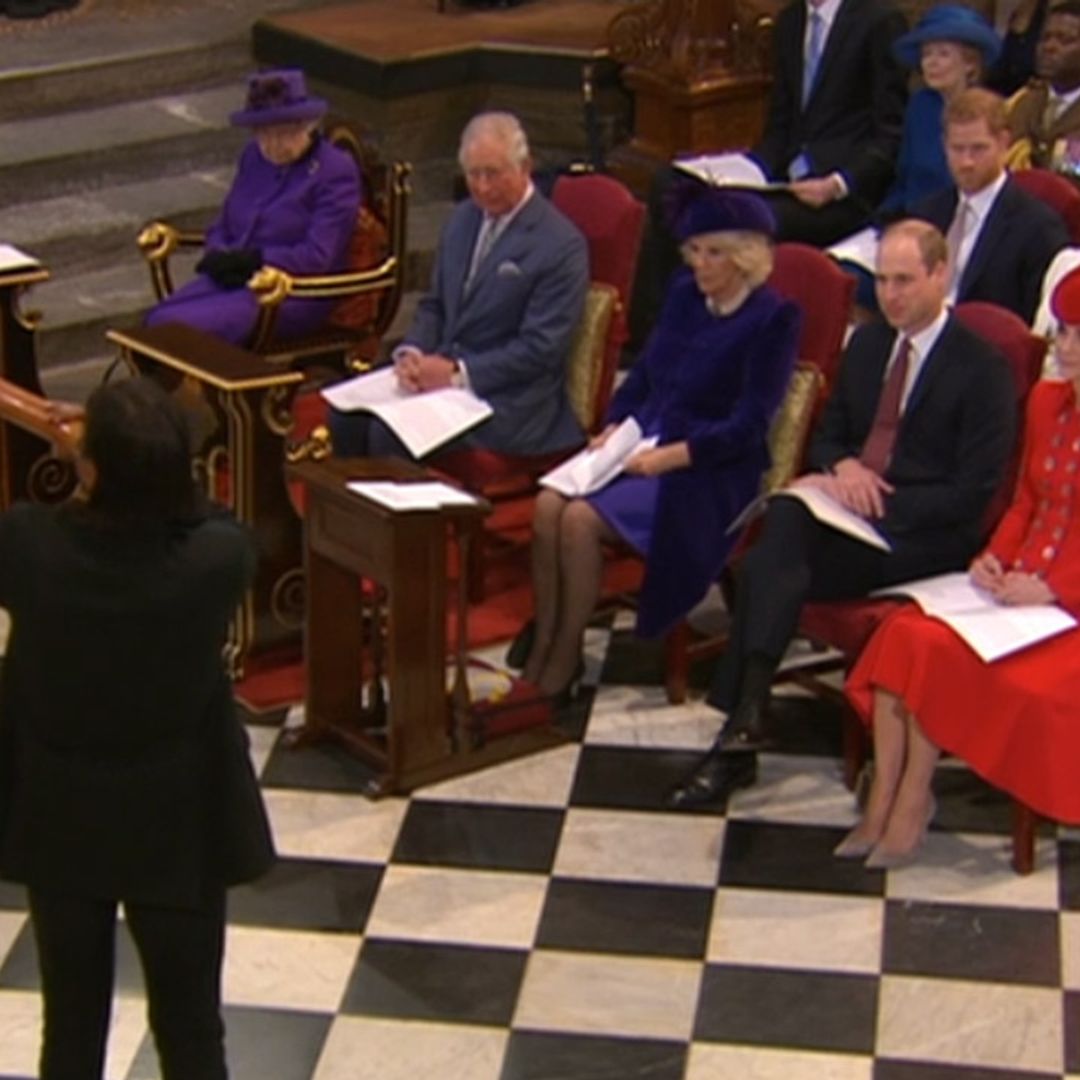 Why Meghan Markle sat behind Kate Middleton at Commonwealth Day service
