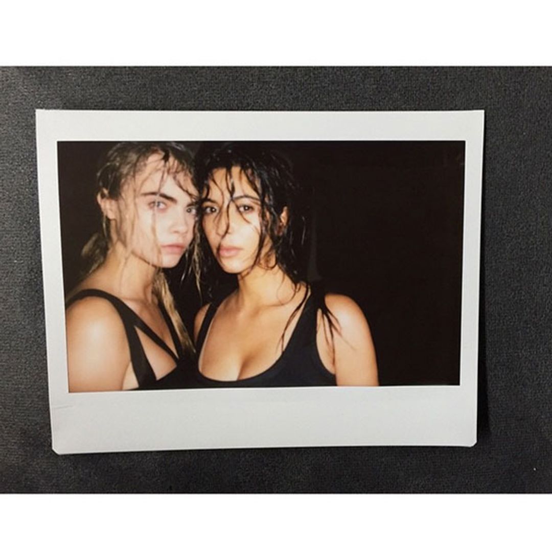 Kim Kardashian reveals she is working on 'secret project' with Cara Delevingne