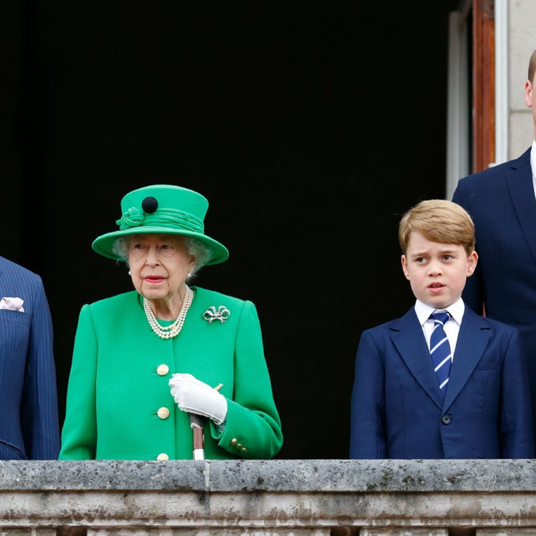 Royal fans surprised to learn Prince George and Queen are the same height