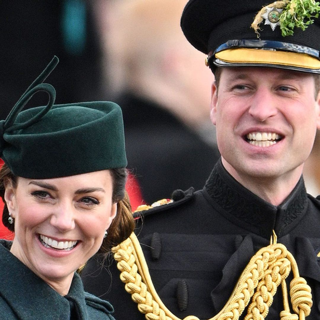 Prince William and Kate celebrate St Patrick's Day parade after two-year absence