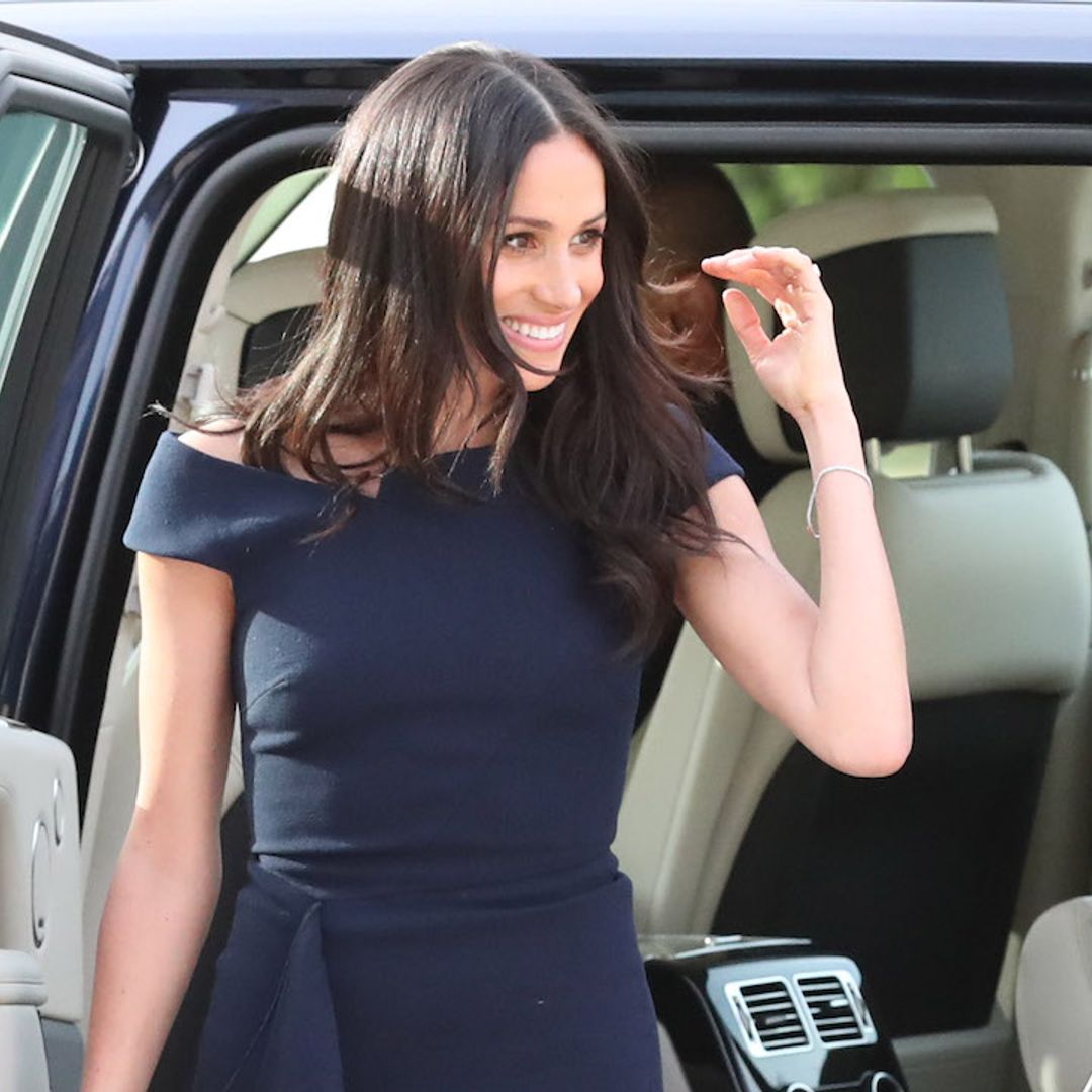Remember Meghan Markle's iconic Roland Mouret dress? This stunning version is currently in the sale