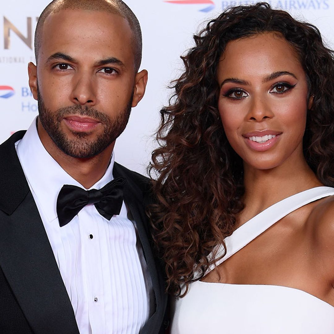 Rochelle Humes pictured in figure-hugging wedding dress to announce huge relationship news