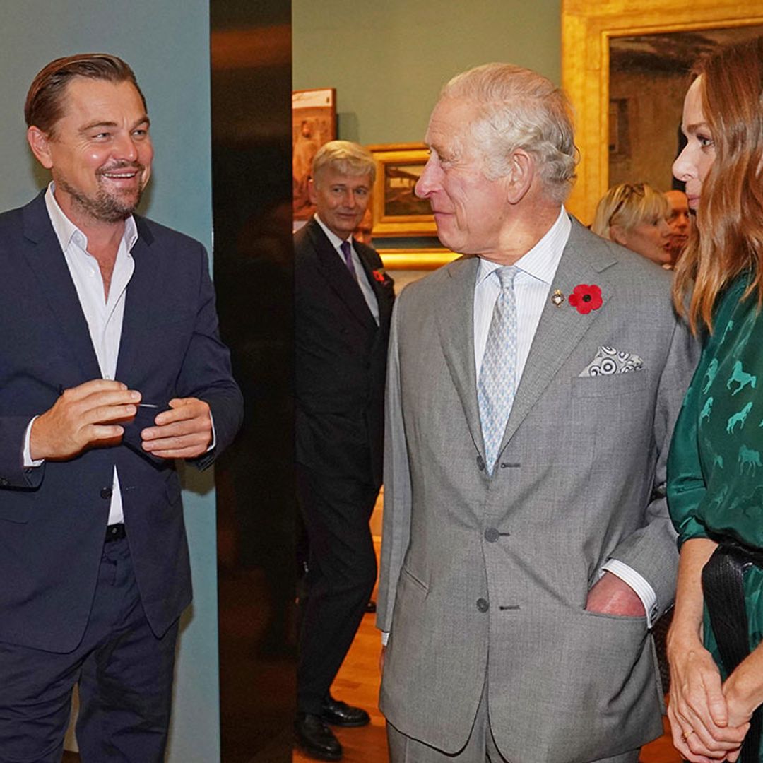 Prince Charles meets Leonardo DiCaprio at Stella McCartney's exhibition for COP26