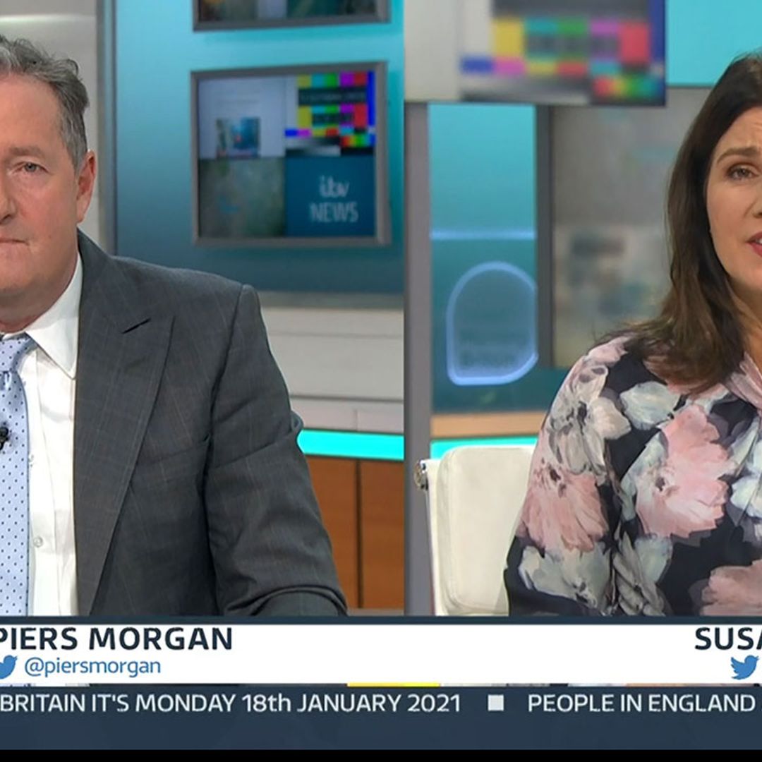 Susanna Reid bids farewell to Piers Morgan following final Good Morning Britain visit