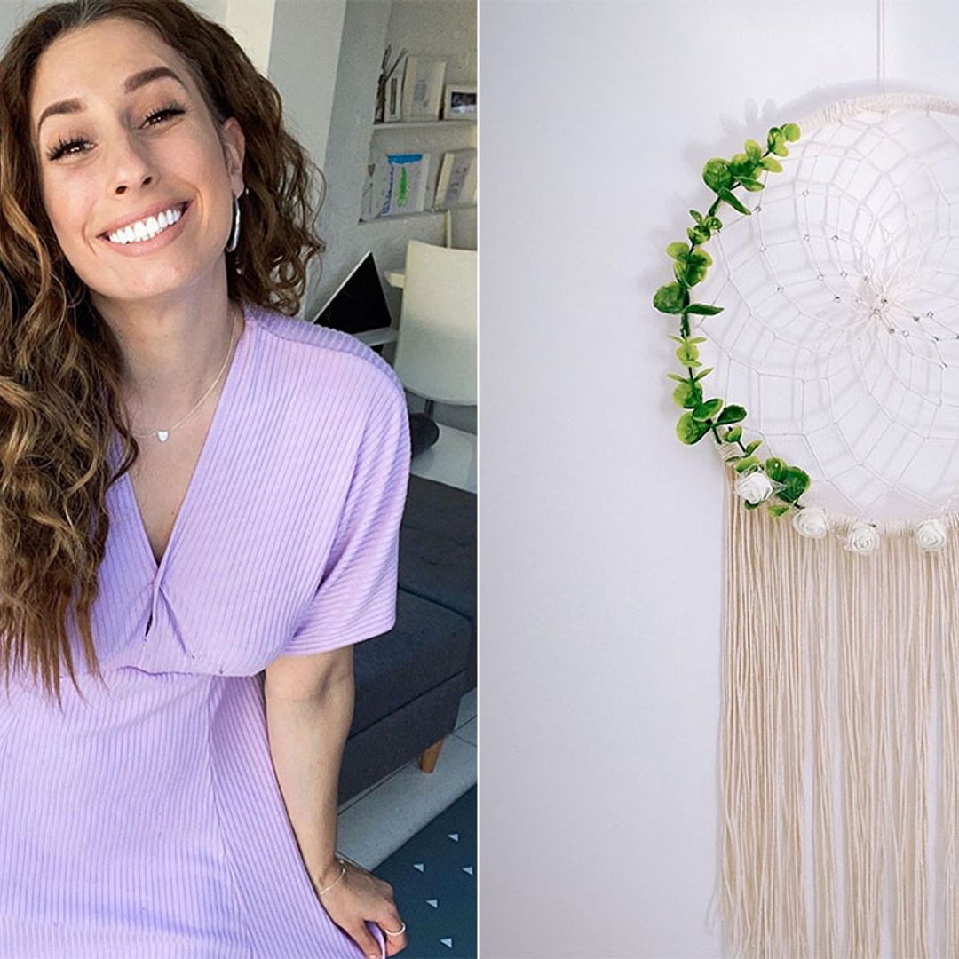 Stacey Solomon shares her homemade dream catcher tutorial – and it's the perfect lockdown activity