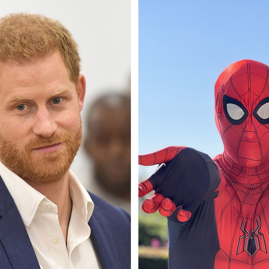 Prince Harry dresses as Spider-Man for touching Christmas message – watch