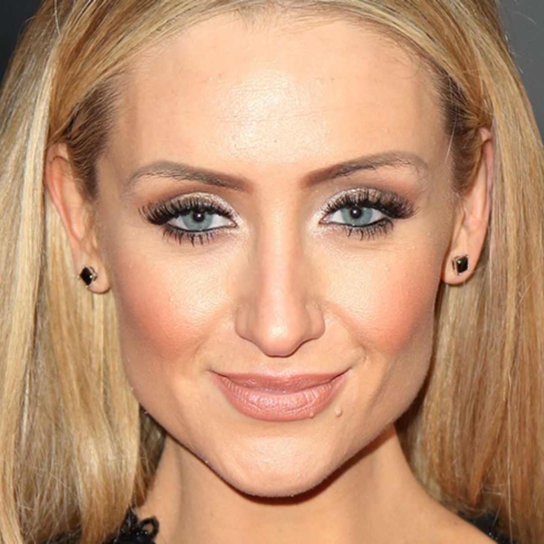 We need Catherine Tyldesley's leopard print dress in our wardrobe ASAP