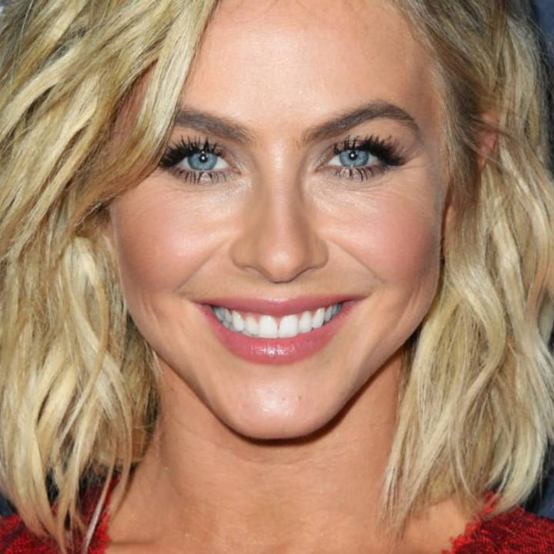 Julianne Hough showcases incredibly toned body in skintight workout gear - see her happy dance!