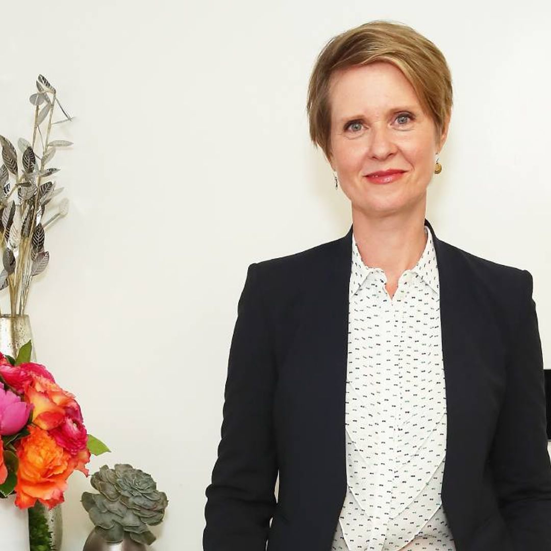 Cynthia Nixon shares rare photo of son inside NY home during special celebration
