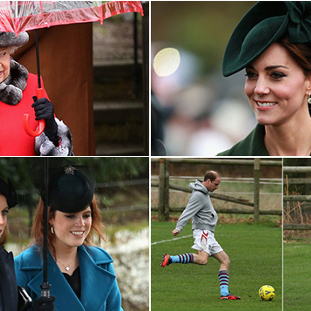 The British royal family's Christmas weekend: All the best photos