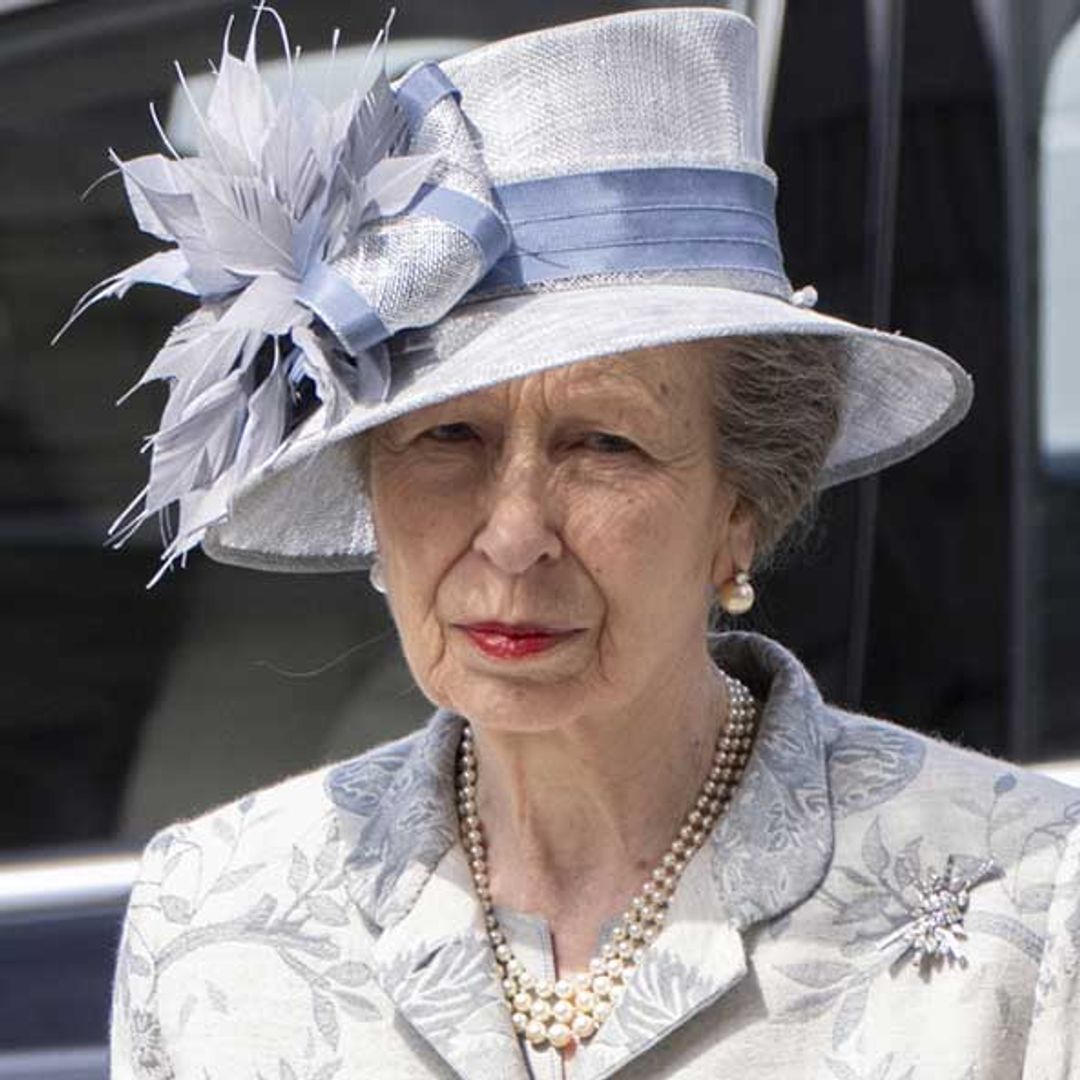 Princess Anne pictured sharing intimate moment with Duchess Sophie during VE Day service 