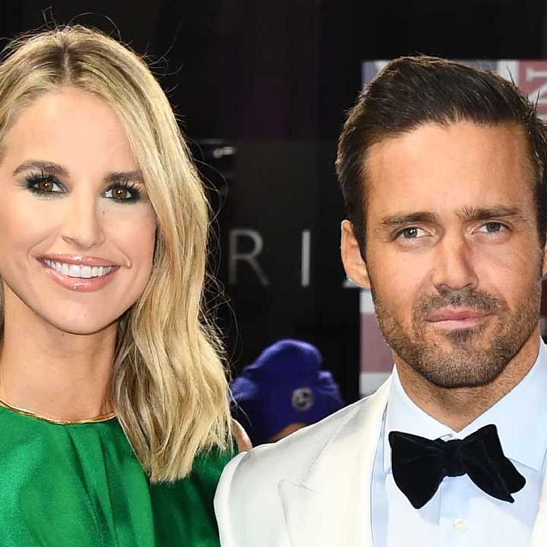 Vogue Williams stuns in cut-out dress for wedding photos with Spencer Matthews