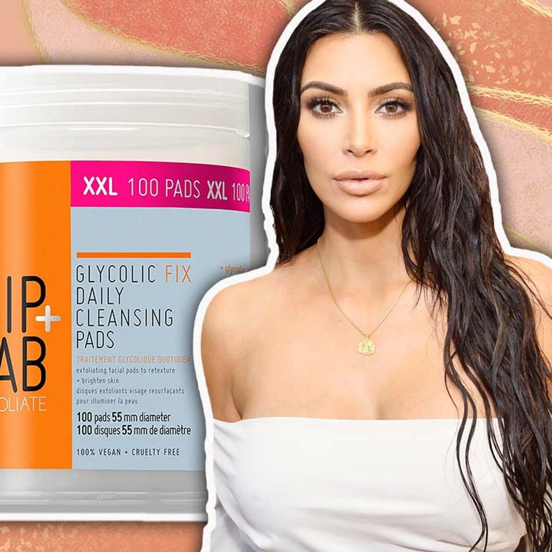 Kim Kardashian's go-to glycolic cleansing pads are half price in the Amazon sale