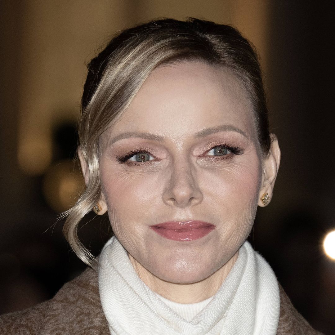 Princess Charlene exudes 'winter opulence' in £2.7k coat