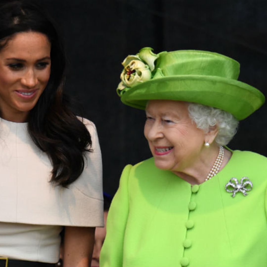 The Queen can't stop smiling - all the photos that reveal how much she likes Meghan Markle
