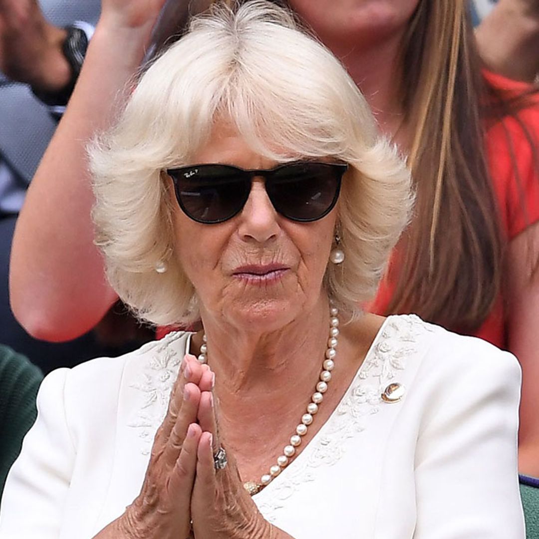 The Duchess of Cornwall wows the royal box wearing Wimbledon whites