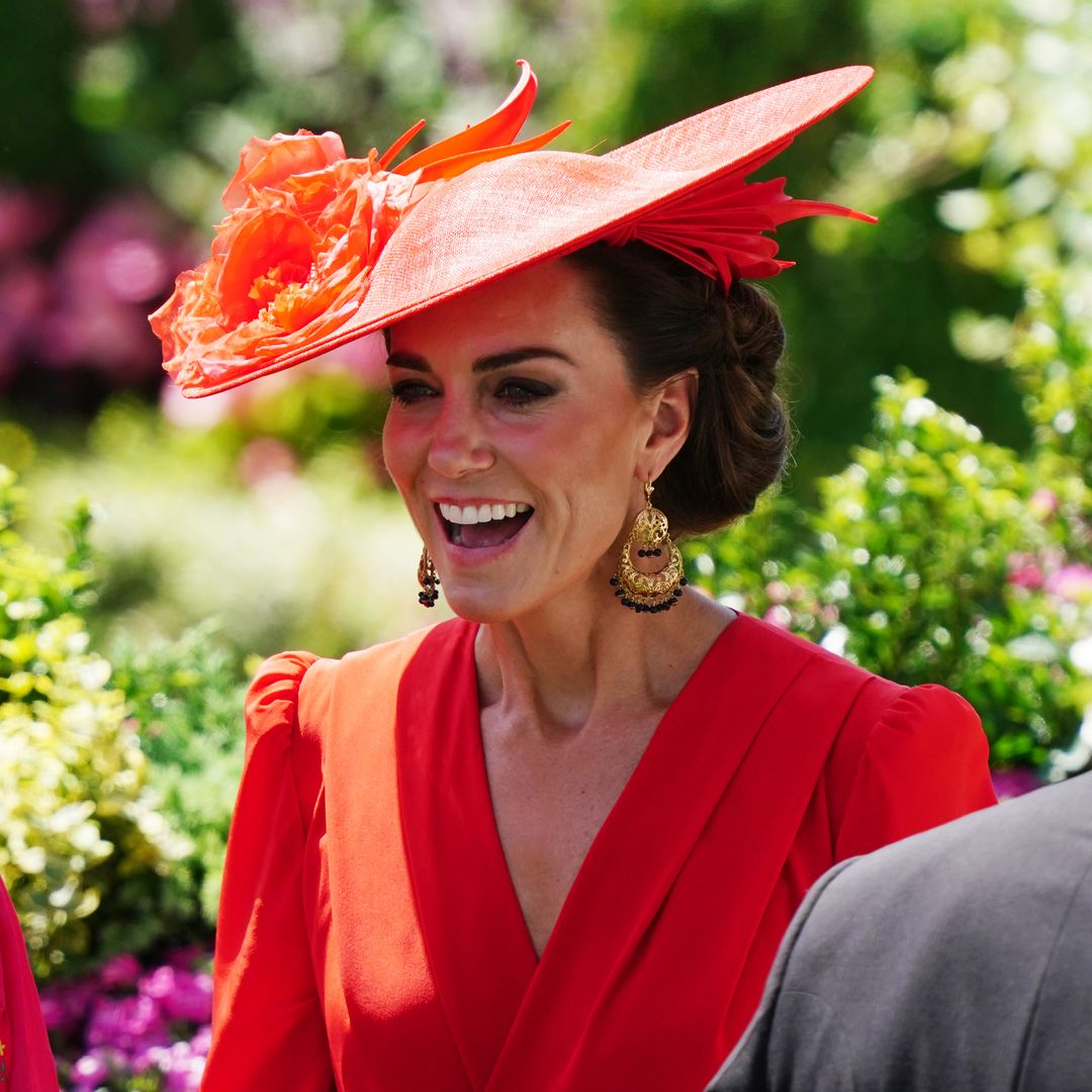 Princess Kate wows the crowds at Ascot in unexpected red dress