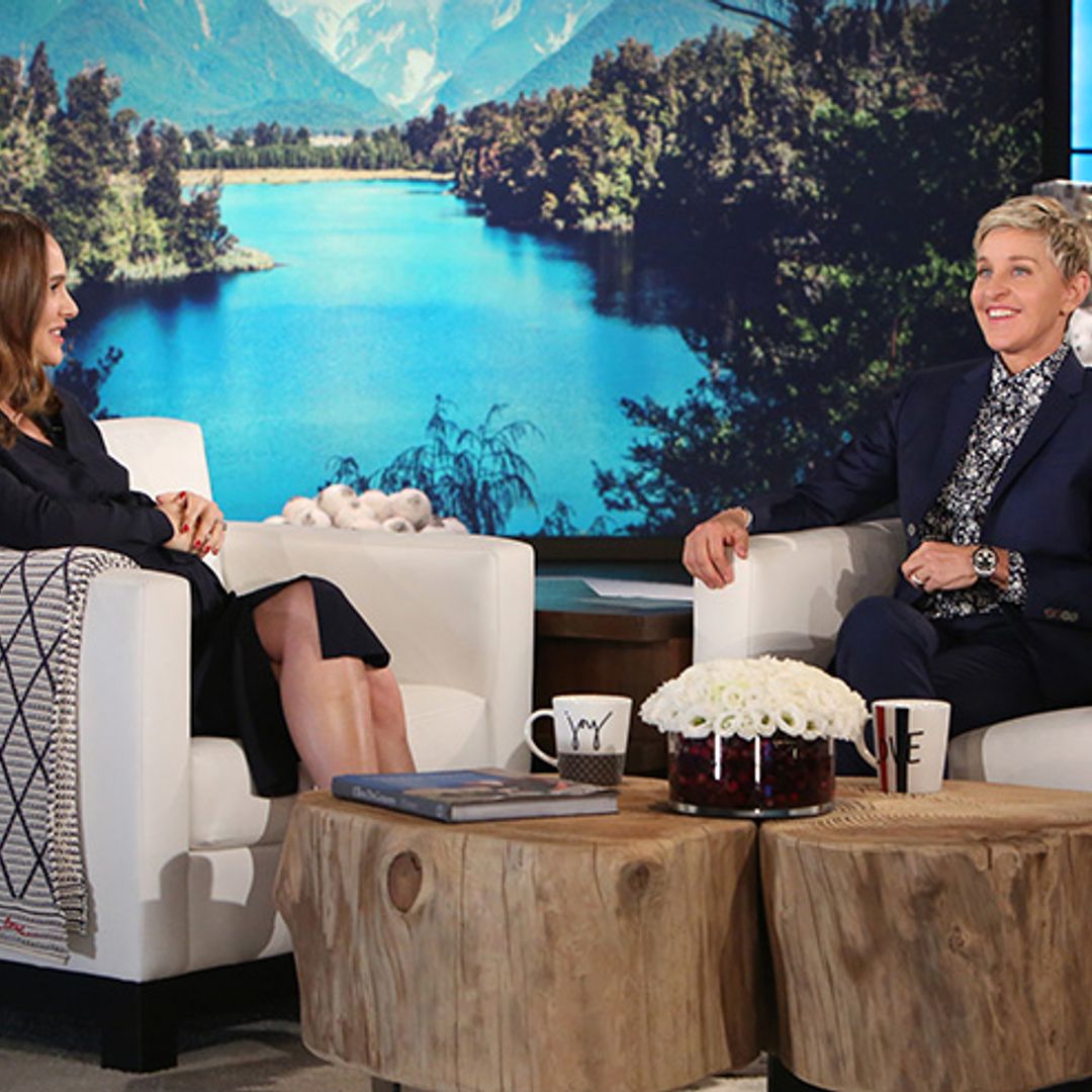Natalie Portman reveals pregnancy cravings as Ellen DeGeneres bets it's a girl