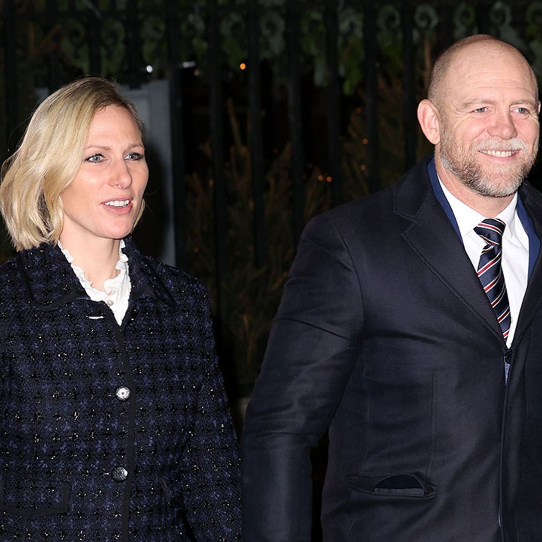 Zara and Mike Tindall make rare festive appearance with royal family