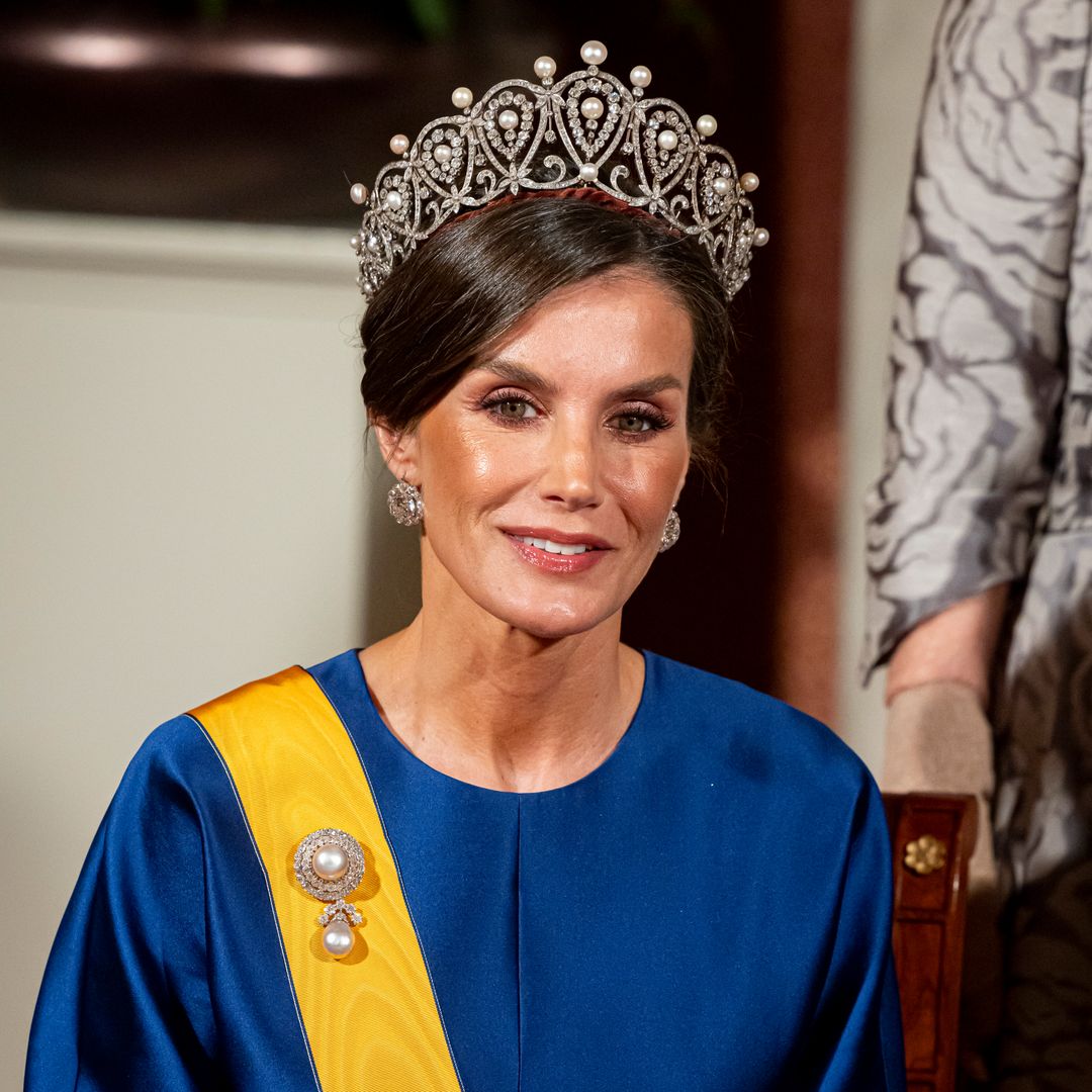 Queen Letizia's state banquet dress: the subtle details that you probably missed
