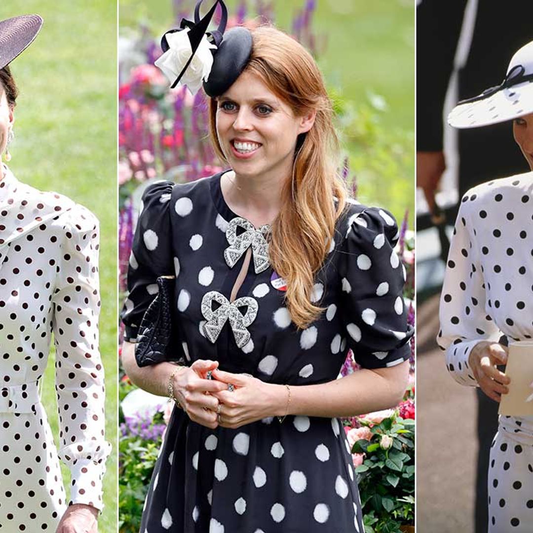 Kate Middleton Wears a Polka-Dot Dress to Royal Ascot 2022—See