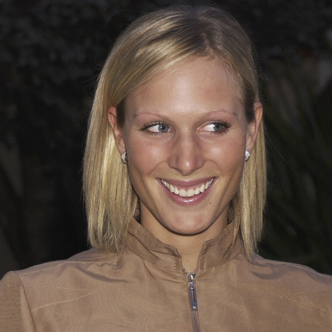 Zara Tindall, 22, pictured in sheer top and flares at fashion party