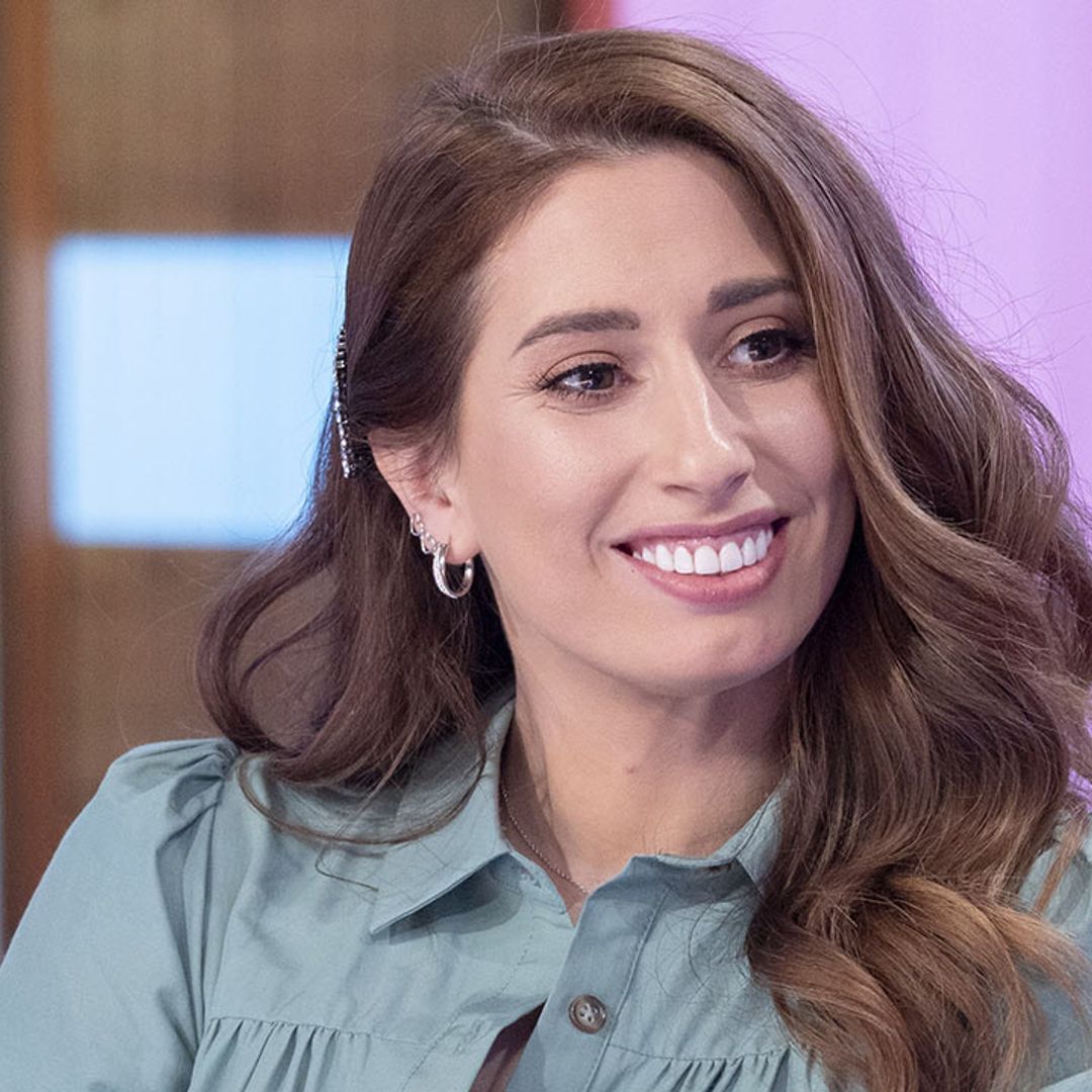Stacey Solomon turns rocks into stunning labels for her ultra-organised herb garden