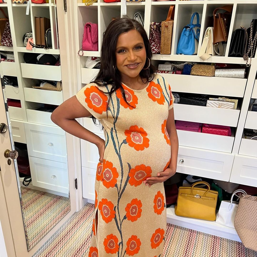 Mindy Kaling showcases incredible post-baby body in turquoise swimsuit  months after welcoming third child